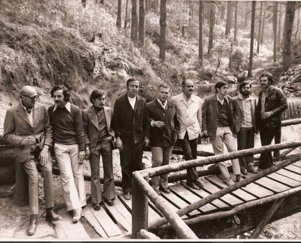Luis Barragán, Mario Schjetnan, Eliseo Arredondo, Gerardo Ibarra, Carlos Contreras. Sociedad de Arquitectos Paisajistas, 1972.